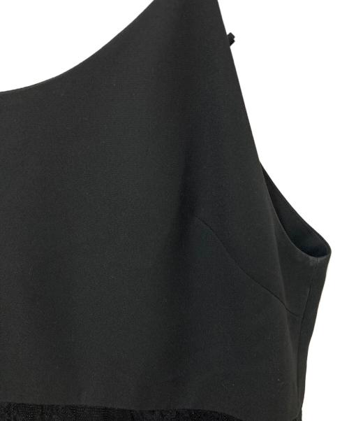 Diagram（ダイアグラム）Diagram (ダイアグラム) レースコンビキャミソールワンピース ブラック サイズ:36の古着・服飾アイテム