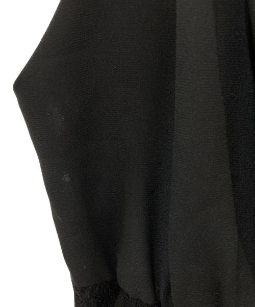 Diagram（ダイアグラム）Diagram (ダイアグラム) レースコンビキャミソールワンピース ブラック サイズ:36の古着・服飾アイテム