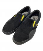 VANS×BLUE LUGバンズ×ブルーラグ）の古着「スリッポン」｜ブラック
