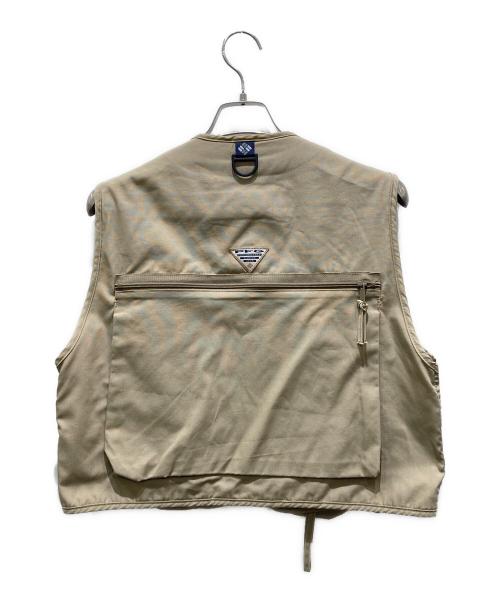 Columbia（コロンビア）Columbia (コロンビア) フィッシングベスト ベージュ サイズ:Mの古着・服飾アイテム