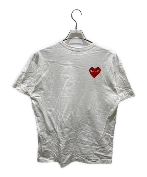 PLAY COMME des GARCONS（プレイコムデギャルソン）PLAY COMME des GARCONS (プレイコムデギャルソン) THE NORTH FACE (ザ ノース フェイス) ロゴTシャツ ホワイト サイズ:XXLの古着・服飾アイテム