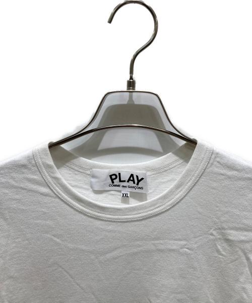PLAY COMME des GARCONS（プレイコムデギャルソン）PLAY COMME des GARCONS (プレイコムデギャルソン) THE NORTH FACE (ザ ノース フェイス) ロゴTシャツ ホワイト サイズ:XXLの古着・服飾アイテム
