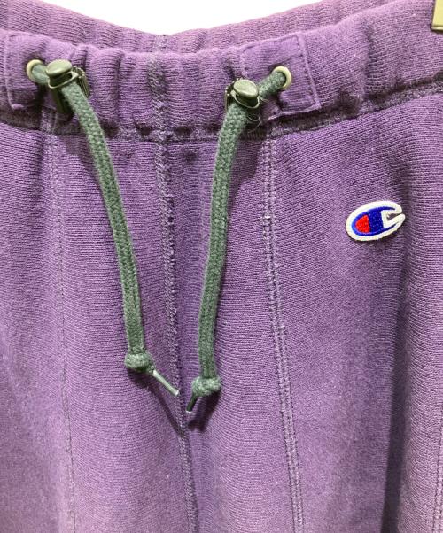 Needles（ニードルズ）Needles (ニードルズ) Champion (チャンピオン) ヒザデルスウェットパンツ パープル サイズ:Sの古着・服飾アイテム