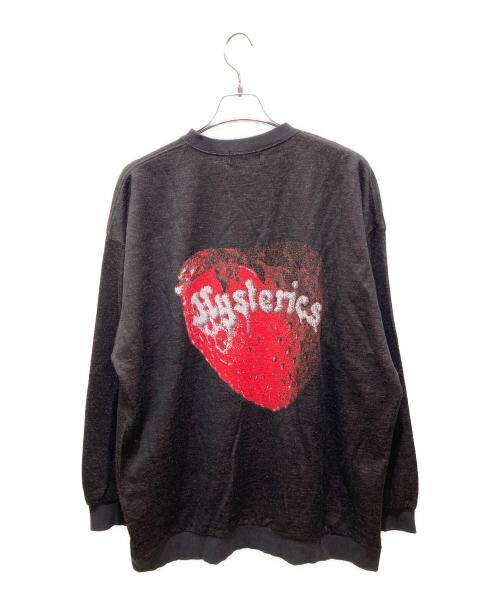 Hysteric Glamour（ヒステリックグラマー）Hysteric Glamour (ヒステリックグラマー) スカルベリーニット ブラック サイズ:FREEの古着・服飾アイテム