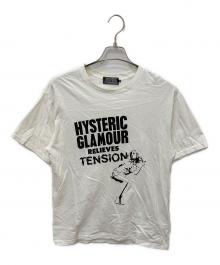 Hysteric Glamour（ヒステリックグラマー）の古着「RELIEVES TENSION Tシャツ」｜ホワイト