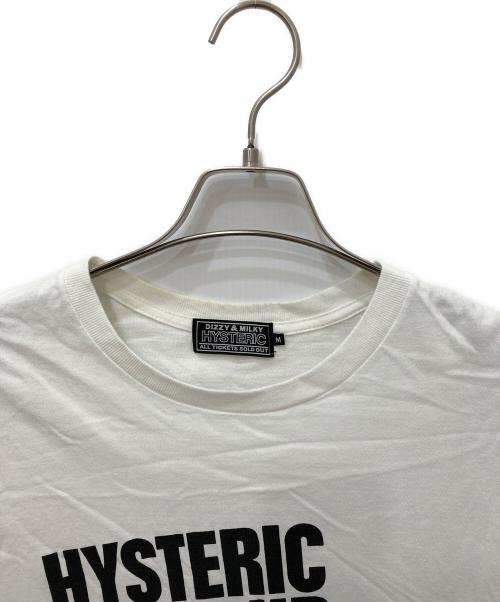Hysteric Glamour（ヒステリックグラマー）Hysteric Glamour (ヒステリックグラマー) RELIEVES TENSION Tシャツ ホワイト サイズ:Ｍの古着・服飾アイテム