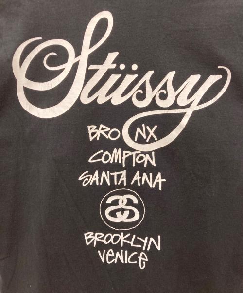 stussy（ステューシー）stussy (ステューシー) プリントTシャツ ブラック サイズ:Ｍの古着・服飾アイテム