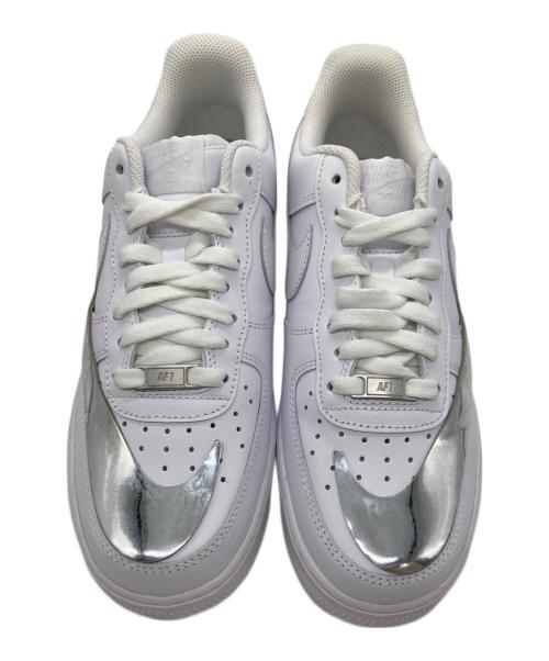 NIKE（ナイキ）NIKE (ナイキ) COMME des GARCONS (コムデギャルソン) AIR FORCE1 LOW　エアフォース1ロー ホワイト サイズ:27㎝の古着・服飾アイテム