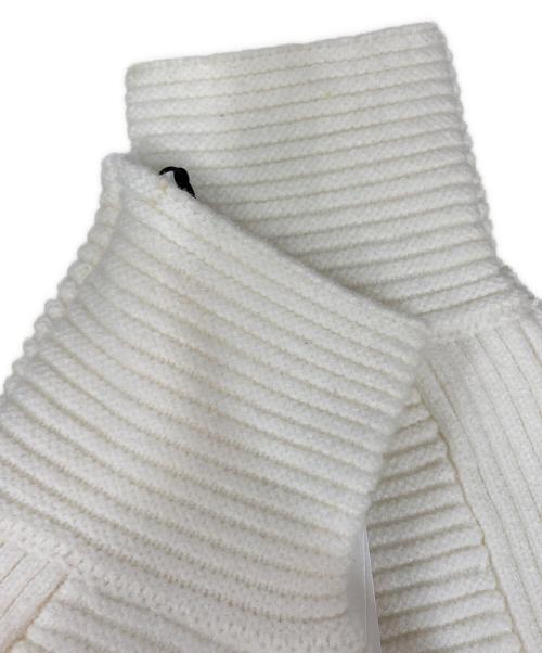 eimy istoire（エイミーイストワール）eimy istoire (エイミーイストワール) パールデザインカラーニットカーディガン ホワイト サイズ:Fの古着・服飾アイテム