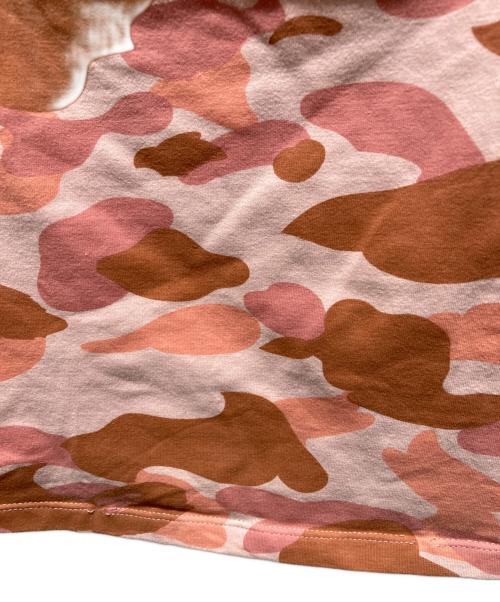 A BATHING APE（アベイシングエイプ）A BATHING APE (ア ベイシング エイプ) 1ST CAMO CUT OUT TEE オレンジ サイズ:Ｍの古着・服飾アイテム