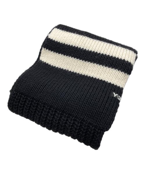 Y-3（ワイスリー）Y-3 (ワイスリー) ウール混マフラー ブラックの古着・服飾アイテム