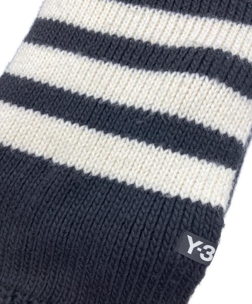 Y-3（ワイスリー）Y-3 (ワイスリー) ウール混マフラー ブラックの古着・服飾アイテム