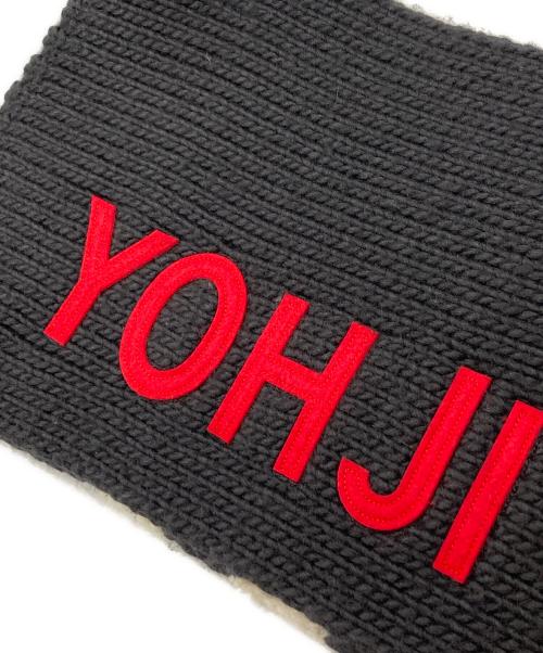 Y-3（ワイスリー）Y-3 (ワイスリー) ウール混マフラー ブラックの古着・服飾アイテム