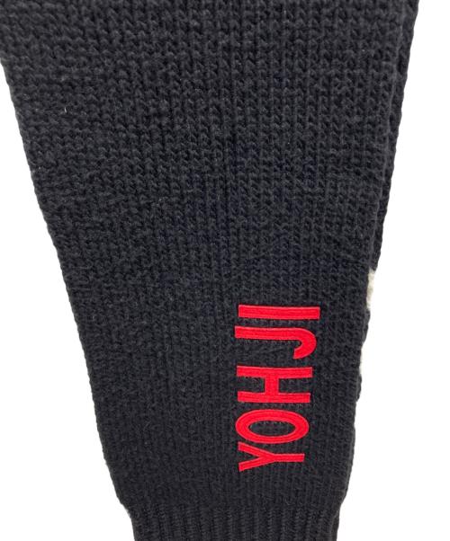 Y-3（ワイスリー）Y-3 (ワイスリー) ウール混マフラー ブラックの古着・服飾アイテム