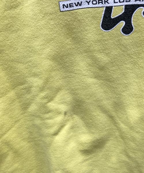 stussy（ステューシー）stussy (ステューシー) クルーネックスウェット イエロー サイズ:XLの古着・服飾アイテム