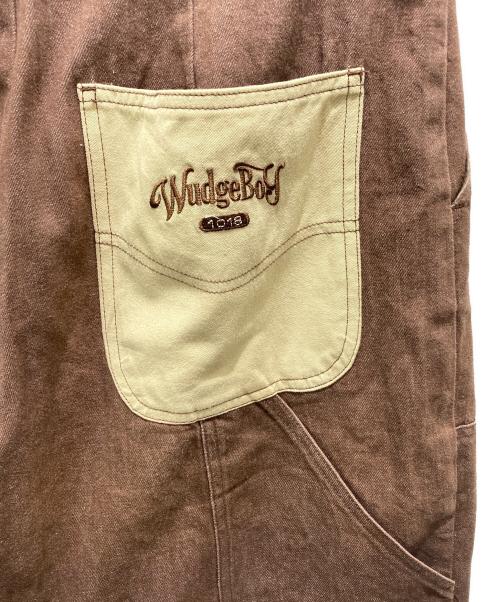 WudgeBOY（ワッジボーイ）WudgeBOY (ワッジボーイ) ワイドペインターパンツ ブラウン サイズ:Lの古着・服飾アイテム
