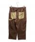 WudgeBOY (ワッジボーイ) ワイドペインターパンツ ブラウン サイズ:L：6000円