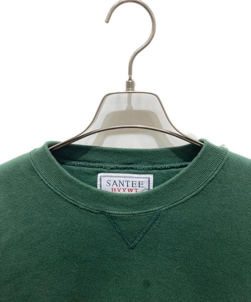 SANTEE（サンティ）SANTEE (サンティ) クルーネックスウェット グリーン サイズ:Lの古着・服飾アイテム