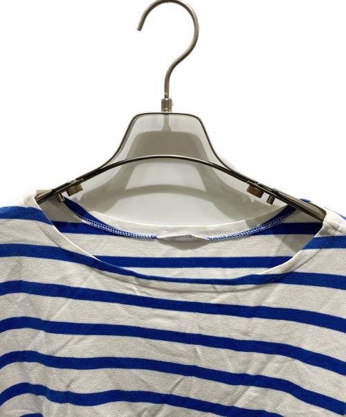 holiday（ホリデー）holiday (ホリデー) RUSSELL BORDER MINI DRESS ブルー×ホワイト サイズ:onesizeの古着・服飾アイテム