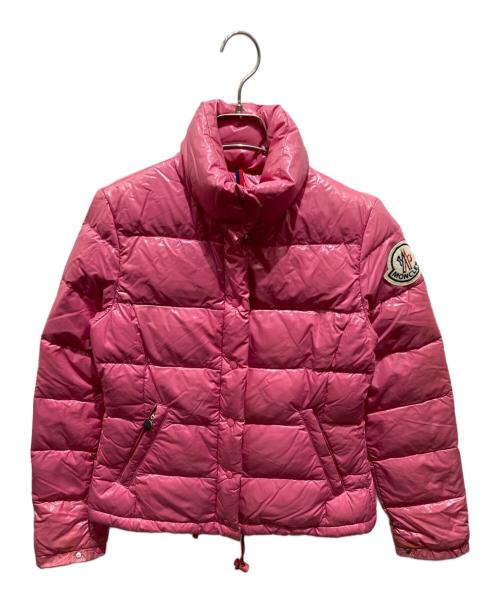 MONCLER（モンクレール）MONCLER (モンクレール) STOFFダウンジャケット ピンクの古着・服飾アイテム