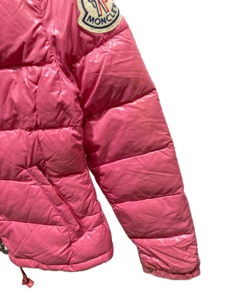 MONCLER（モンクレール）MONCLER (モンクレール) STOFFダウンジャケット ピンクの古着・服飾アイテム