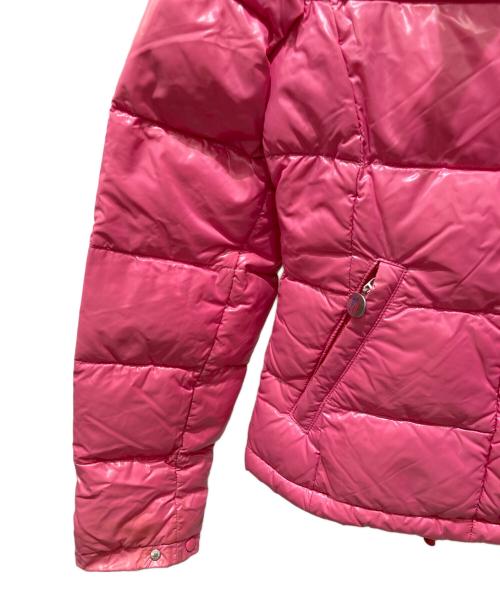 MONCLER（モンクレール）MONCLER (モンクレール) STOFFダウンジャケット ピンクの古着・服飾アイテム