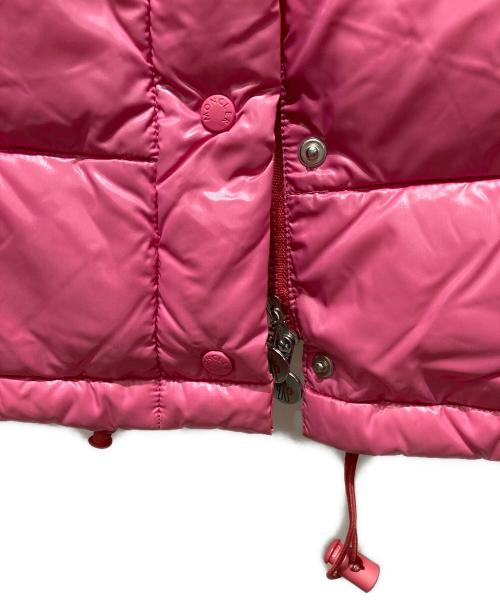 MONCLER（モンクレール）MONCLER (モンクレール) STOFFダウンジャケット ピンクの古着・服飾アイテム