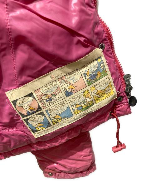 MONCLER（モンクレール）MONCLER (モンクレール) STOFFダウンジャケット ピンクの古着・服飾アイテム