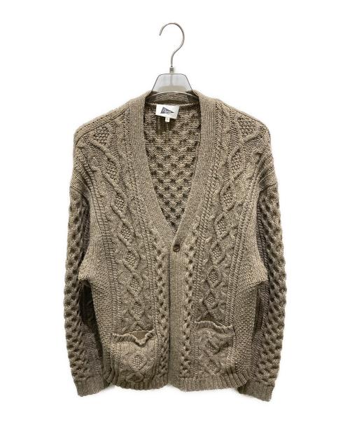 Pilgrim Surf+Supply（ピルグリム サーフサプライ）Pilgrim Surf+Supply (ピルグリム サーフサプライ) ケーブルカーディガン ブラウン サイズ:XLの古着・服飾アイテム