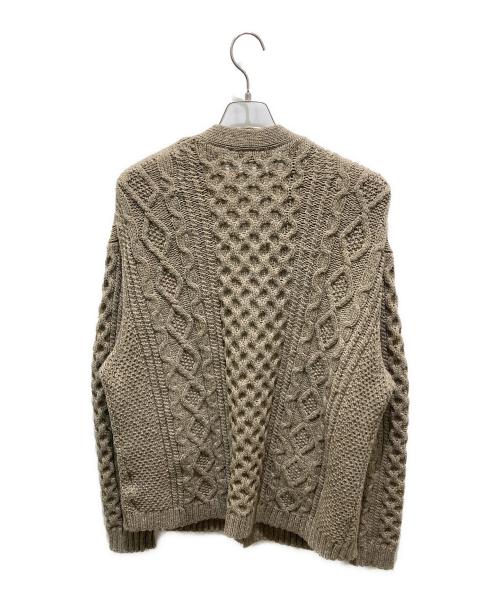 Pilgrim Surf+Supply（ピルグリム サーフサプライ）Pilgrim Surf+Supply (ピルグリム サーフサプライ) ケーブルカーディガン ブラウン サイズ:XLの古着・服飾アイテム