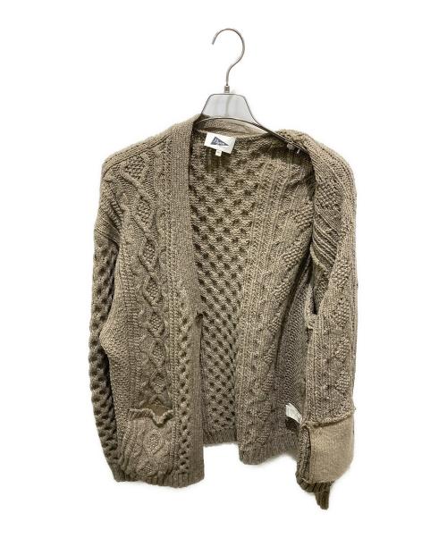 Pilgrim Surf+Supply（ピルグリム サーフサプライ）Pilgrim Surf+Supply (ピルグリム サーフサプライ) ケーブルカーディガン ブラウン サイズ:XLの古着・服飾アイテム