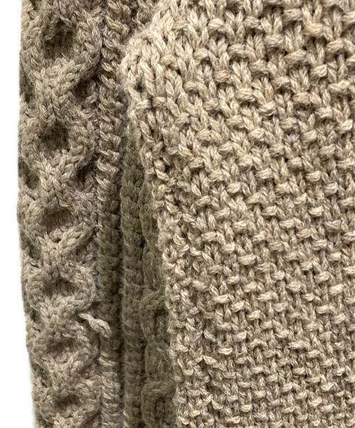 Pilgrim Surf+Supply（ピルグリム サーフサプライ）Pilgrim Surf+Supply (ピルグリム サーフサプライ) ケーブルカーディガン ブラウン サイズ:XLの古着・服飾アイテム