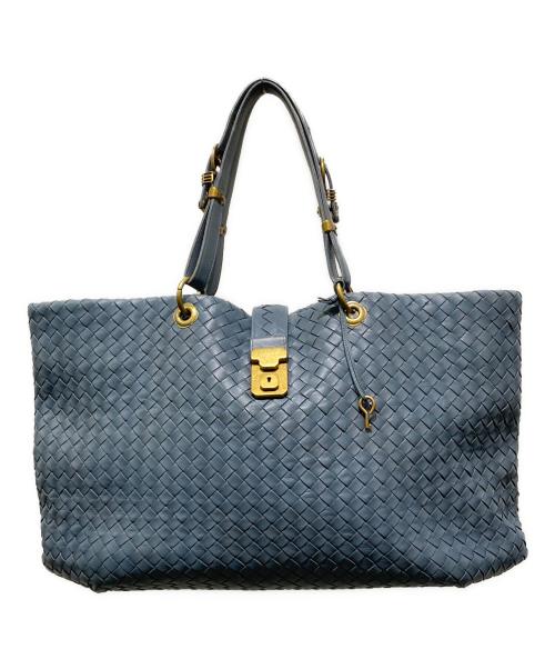 BOTTEGA VENETA（ボッテガベネタ）BOTTEGA VENETA (ボッテガベネタ) トートバッグ ブルーの古着・服飾アイテム