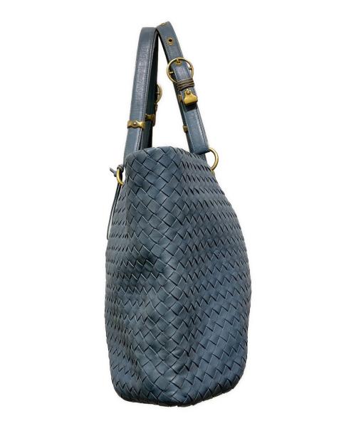 BOTTEGA VENETA（ボッテガベネタ）BOTTEGA VENETA (ボッテガベネタ) トートバッグ ブルーの古着・服飾アイテム
