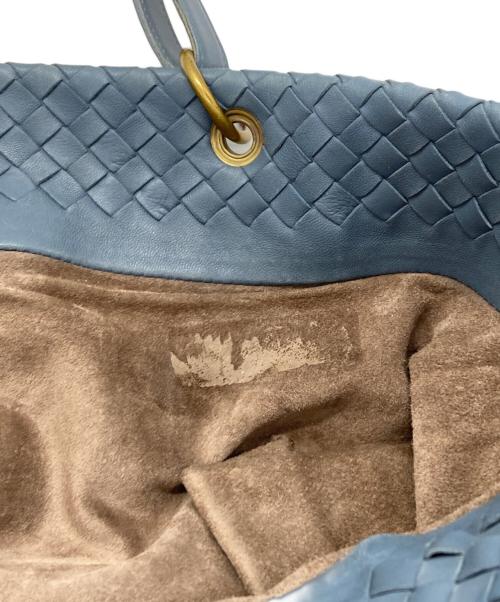 BOTTEGA VENETA（ボッテガベネタ）BOTTEGA VENETA (ボッテガベネタ) トートバッグ ブルーの古着・服飾アイテム