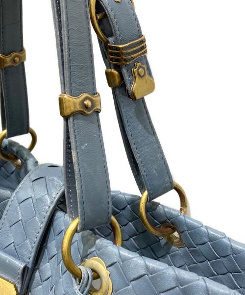BOTTEGA VENETA（ボッテガベネタ）BOTTEGA VENETA (ボッテガベネタ) トートバッグ ブルーの古着・服飾アイテム