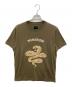 MAHARISHI（マハリシ）の古着「Embroidered Snake Adder T Shirt」｜カーキ
