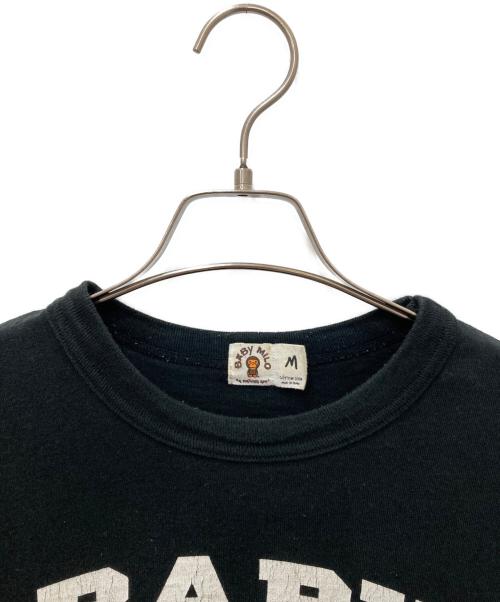 A BATHING APE（アベイシングエイプ）A BATHING APE (アベイシングエイプ) プリントTシャツ ブラック サイズ:Ｍの古着・服飾アイテム