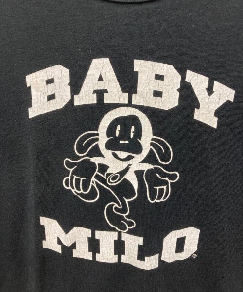 A BATHING APE（アベイシングエイプ）A BATHING APE (アベイシングエイプ) プリントTシャツ ブラック サイズ:Ｍの古着・服飾アイテム