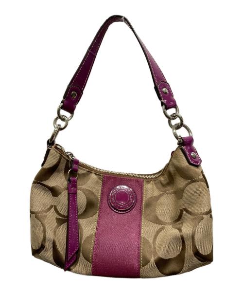 COACH（コーチ）COACH (コーチ) 2WAYショルダーバッグ ブラウンの古着・服飾アイテム