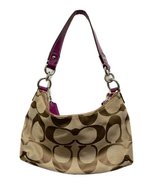 COACH（コーチ）COACH (コーチ) 2WAYショルダーバッグ ブラウンの古着・服飾アイテム