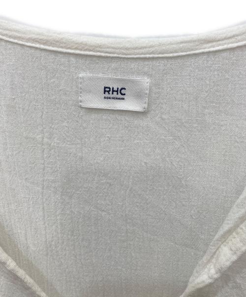 RHC Ron Herman（アールエイチシー ロンハーマン）RHC Ron Herman (アールエイチシー ロンハーマン) リネンコットンポンチョ シャツ ホワイト サイズ:XSの古着・服飾アイテム