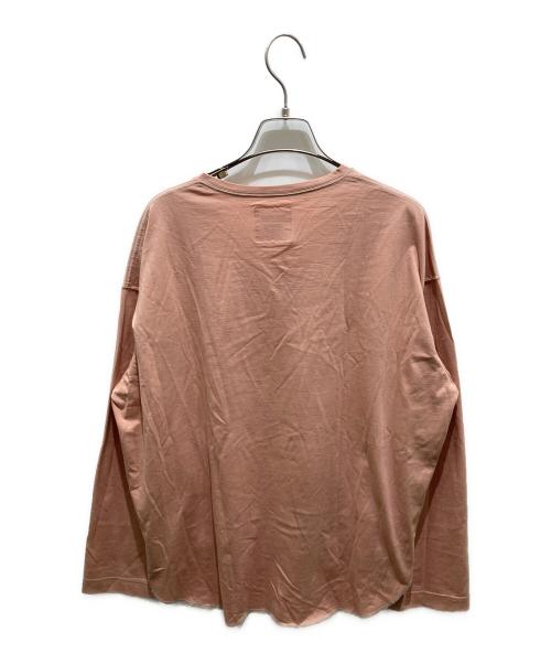 JANE SMITH（ジェーンスミス）JANE SMITH (ジェーンスミス) RHC Ron Herman (アールエイチシー ロンハーマン) シルクブレンドVネックカットソー ピンク サイズ:onesizeの古着・服飾アイテム