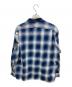 CAHLUMN (カウラム) オンブレチェックシャツ ブルー サイズ:M：7000円