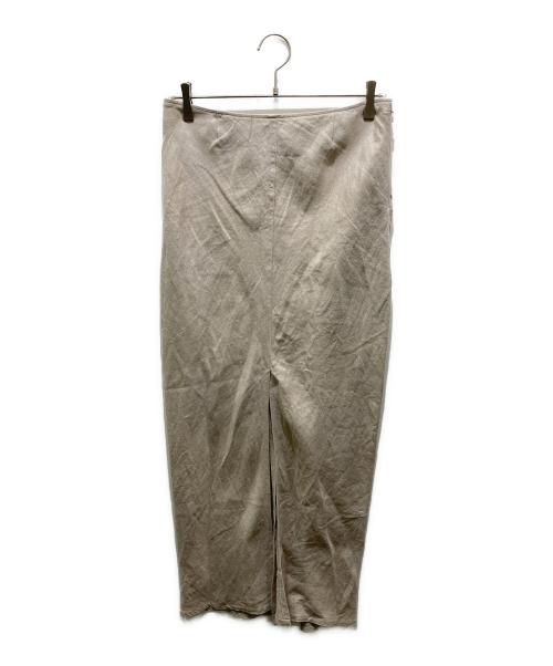 MUSE de Deuxieme Classe（ミューズ ドゥーズィエム クラス）MUSE de Deuxieme Classe (ミューズ ドゥーズィエム クラス) OG LINEN タイトスカート ベージュ サイズ:38の古着・服飾アイテム