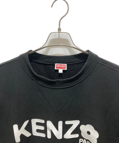 KENZO（ケンゾー）KENZO (ケンゾー) フラワープリントスウェット ブラック サイズ:XLの古着・服飾アイテム