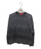SUPREMEシュプリーム）の古着「23SS Small Box Stripe Sweater」｜ブラック