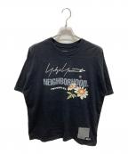 NEIGHBORHOOD×Yohji Yamamoto pour hommeネイバーフッド×ヨウジヤマモト プールオム）の古着「TEE SS-1」｜ブラック