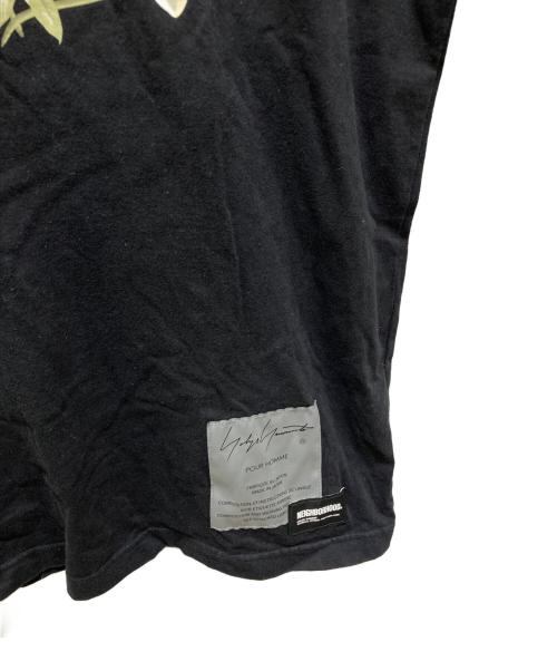 NEIGHBORHOOD（ネイバーフッド）NEIGHBORHOOD (ネイバーフッド) Yohji Yamamoto pour homme (ヨウジヤマモト プールオム) TEE SS-1 ブラック サイズ:XLの古着・服飾アイテム