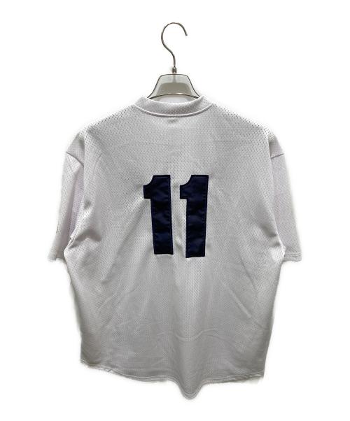 SUPREME（シュプリーム）SUPREME (シュプリーム) Logo Baseball Henley ホワイト サイズ:Ｌの古着・服飾アイテム